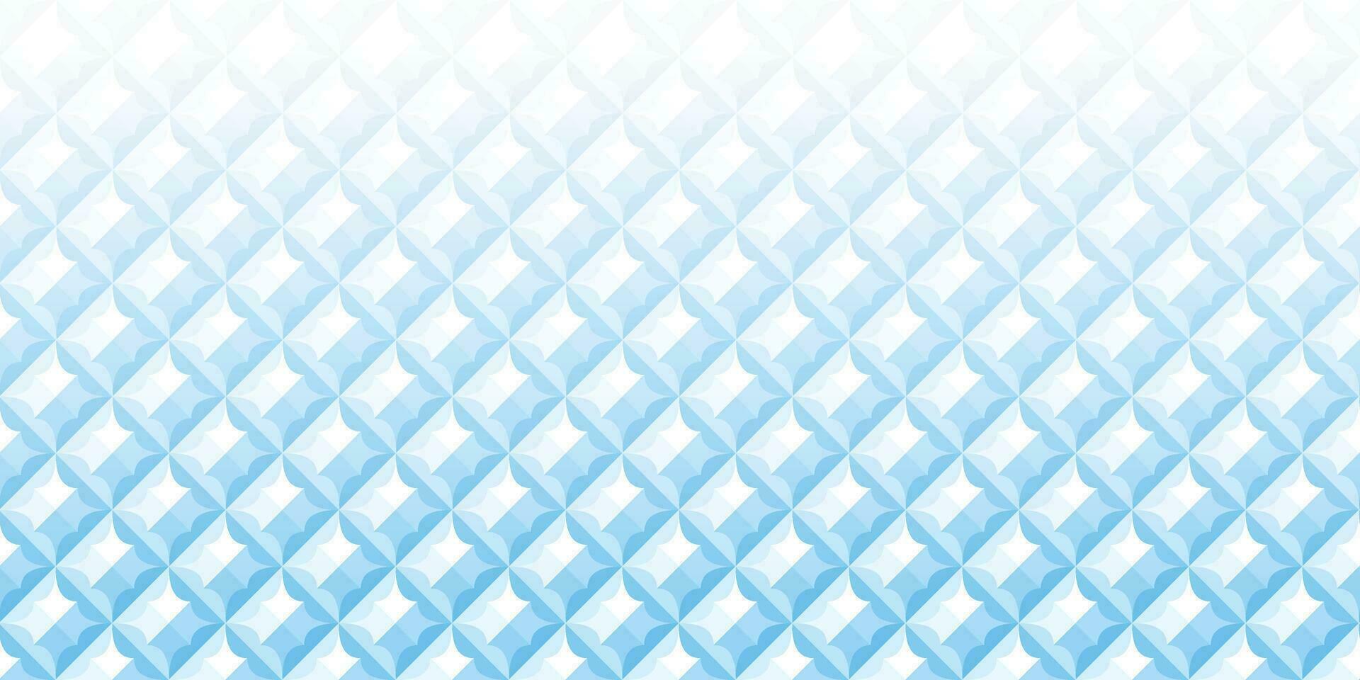 Abstract white and blue geometric background texture vector