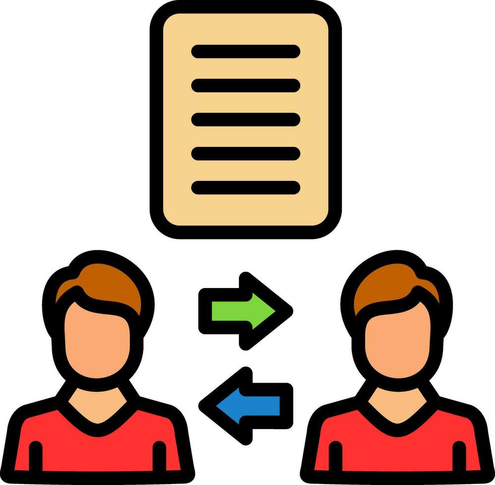 Contract Disputes Vector Icon Design