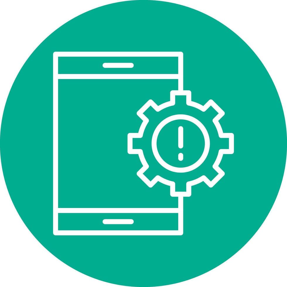 Mobile App Vulnerabilities Vector Icon Design