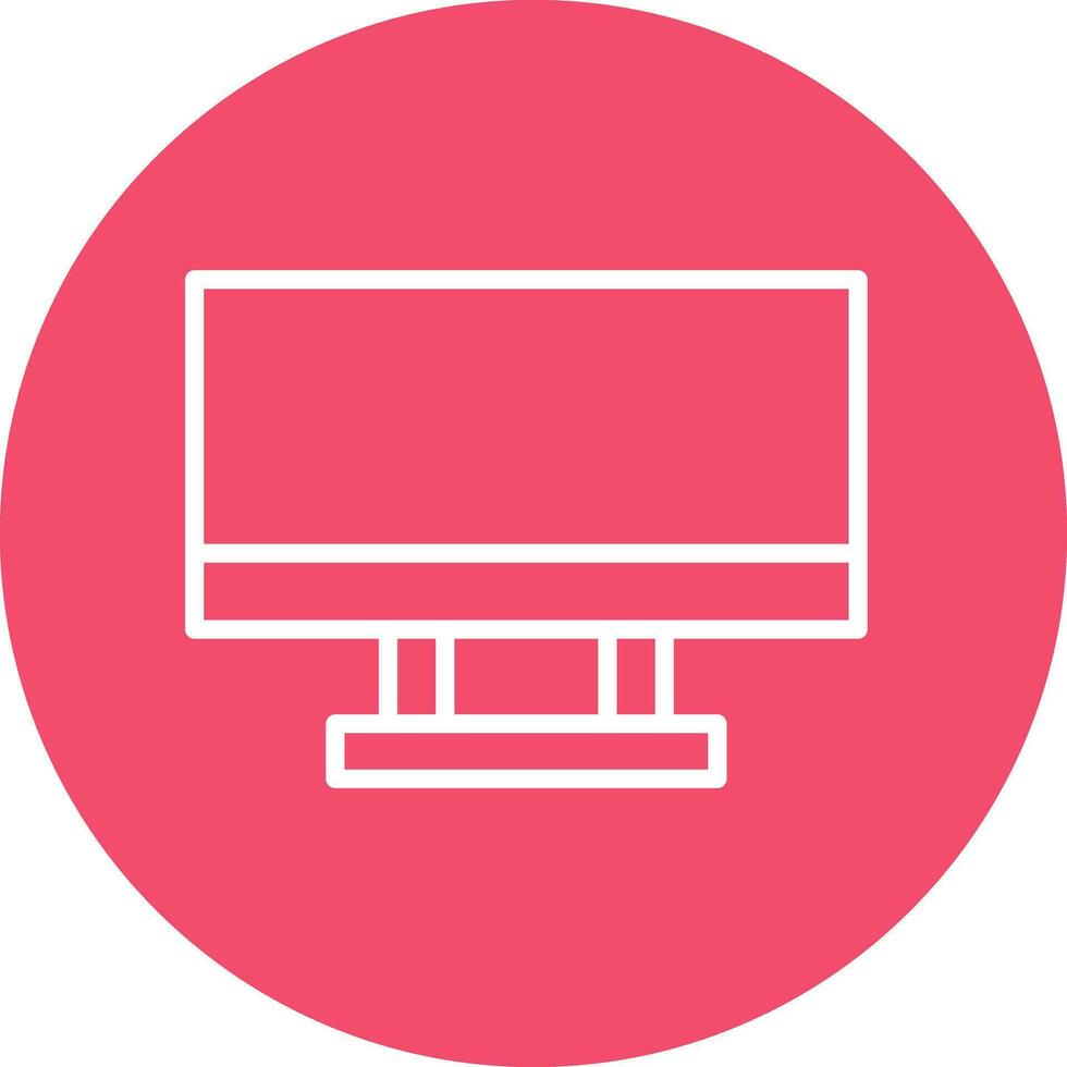 Monitor Screen Vector Icon Design