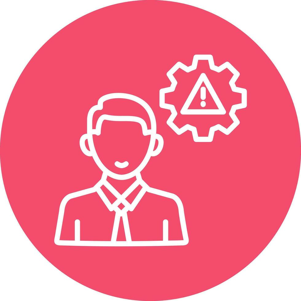 Risk Management Vector Icon Design