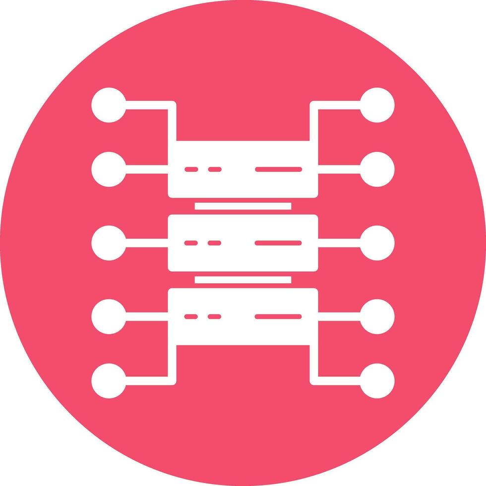 Organizational Structure Vector Icon Design