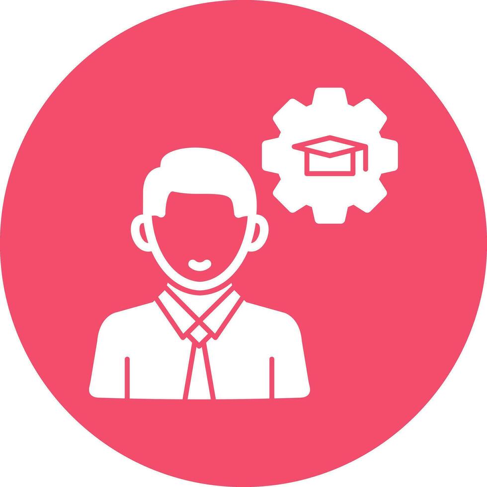 Knowledge Management Vector Icon Design