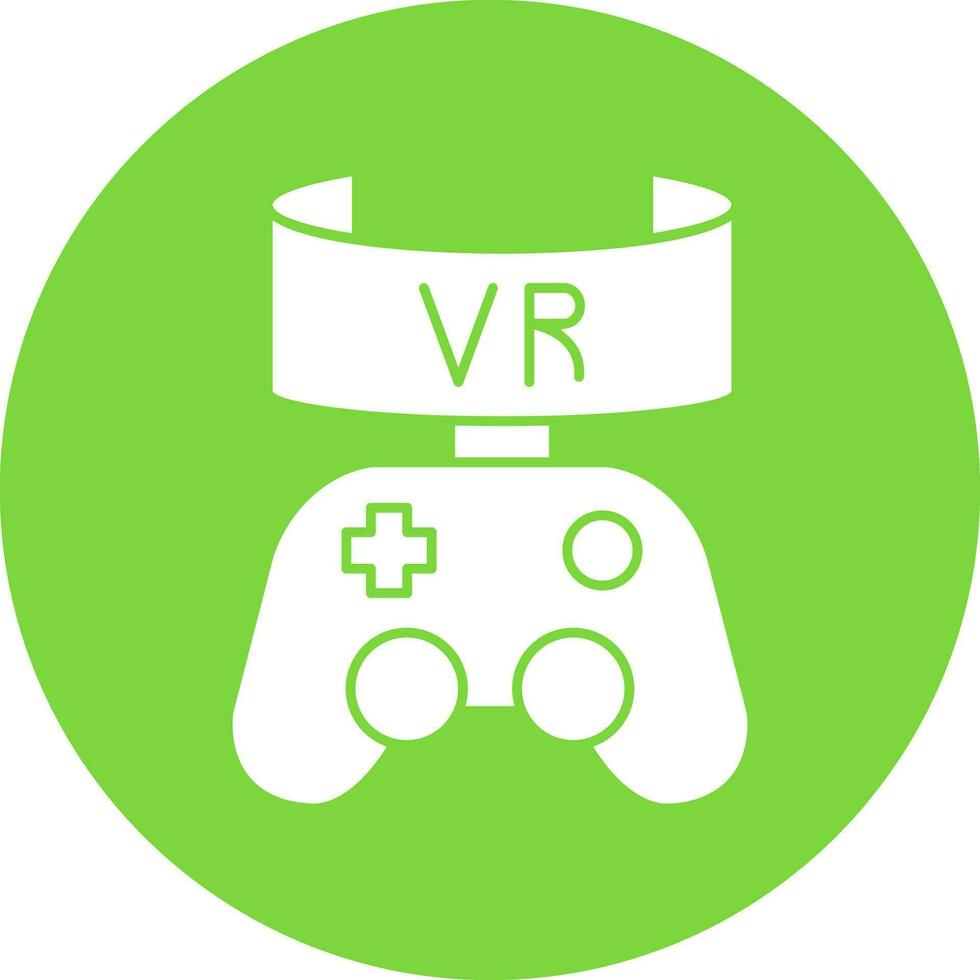 Vr Game Vector Icon Design