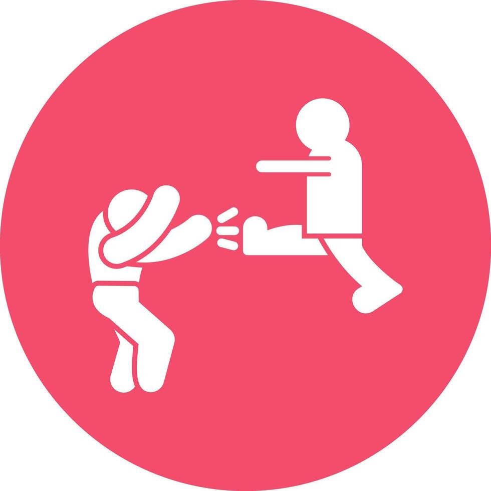 Fighting Vector Icon Design