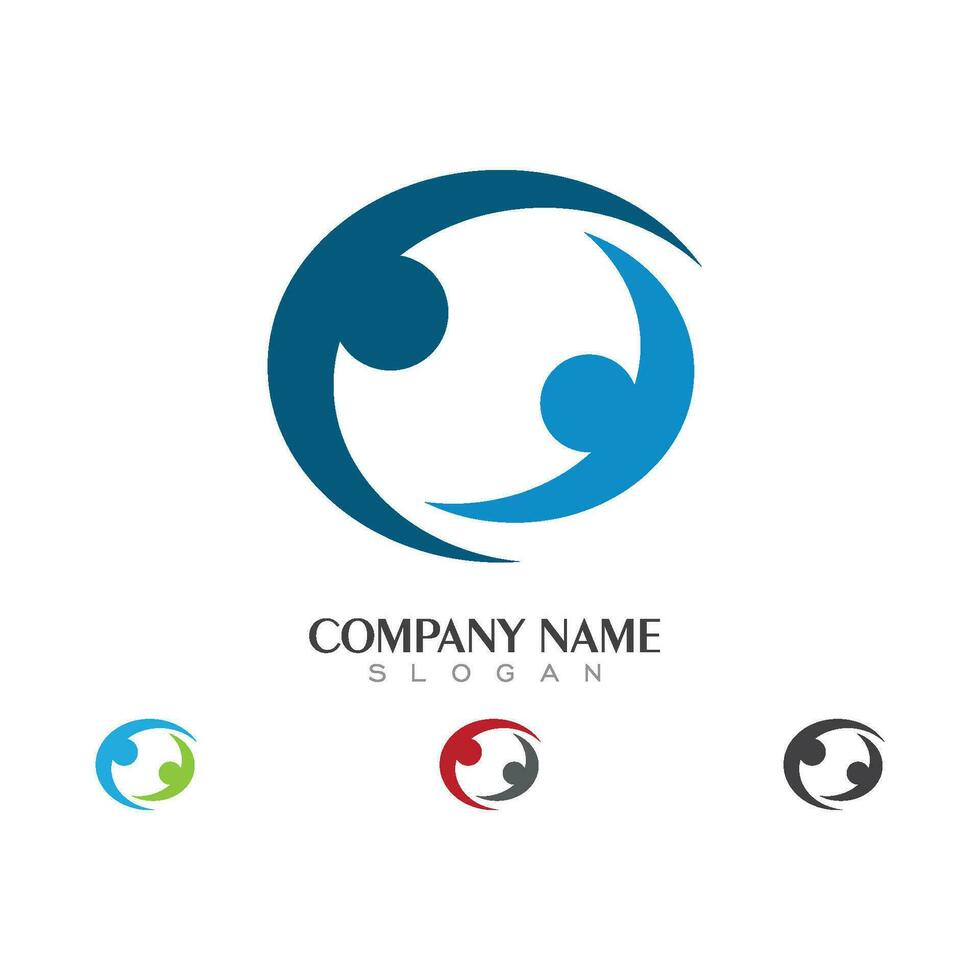 Community, network and social icon vector