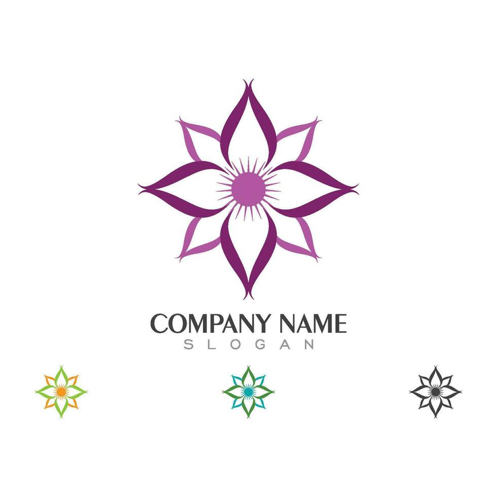 flower vector icon design