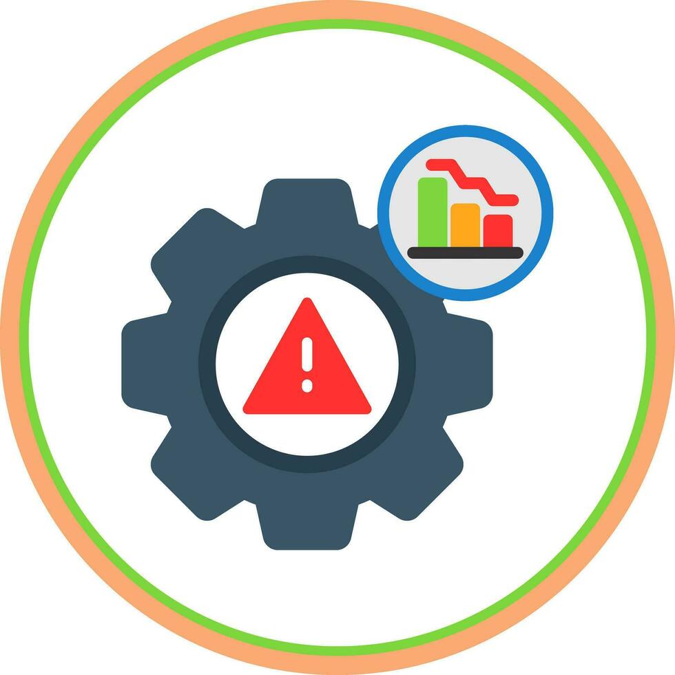 Risk Mitigation Vector Icon Design