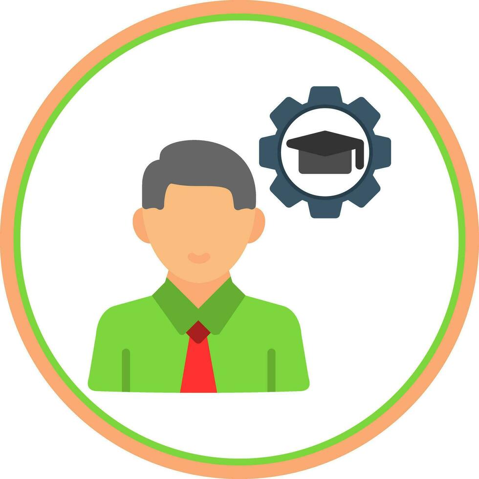 Knowledge Management Vector Icon Design