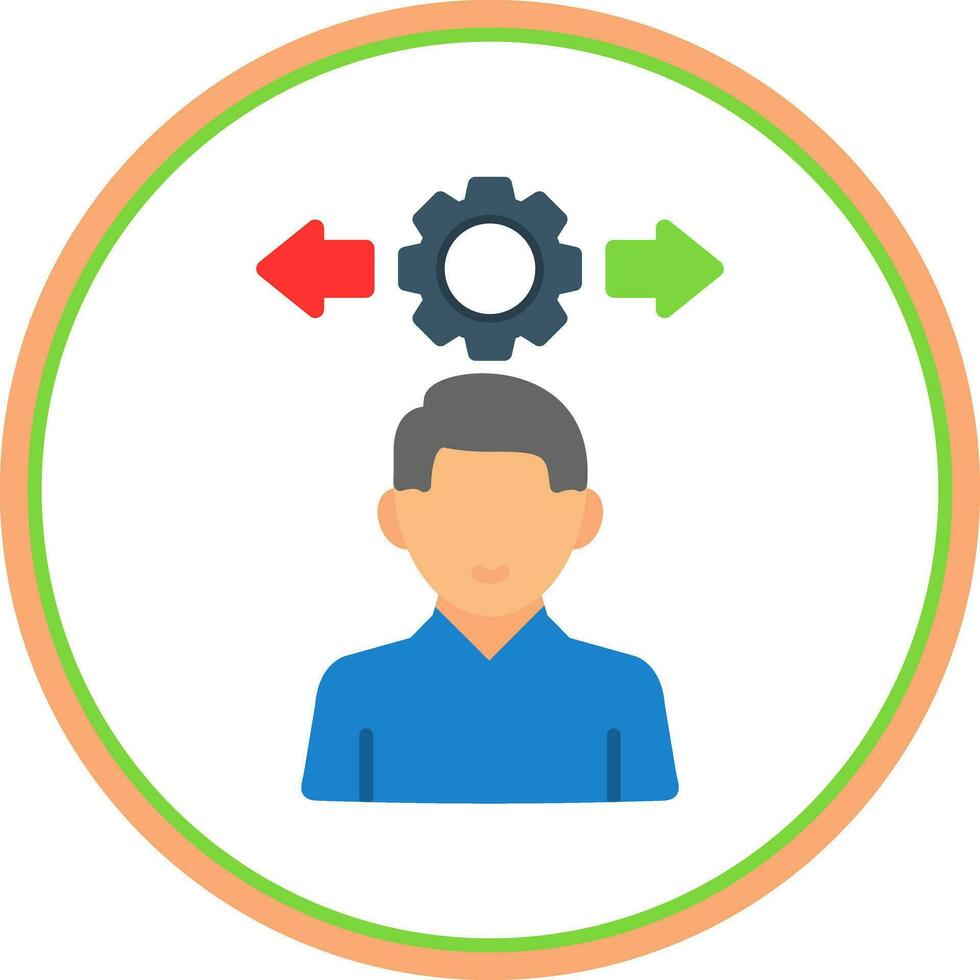 Decision Analysis Vector Icon Design