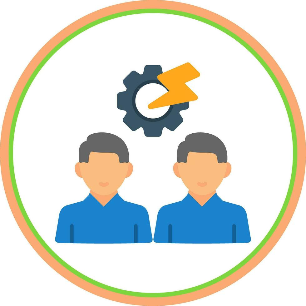 Conflict Resolution Vector Icon Design