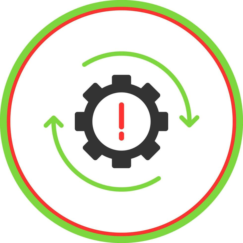 Process Inefficiencies Vector Icon Design