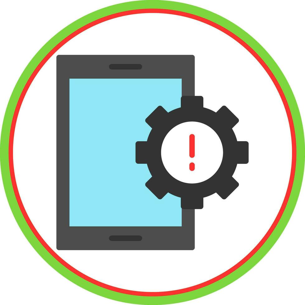 Mobile App Vulnerabilities Vector Icon Design