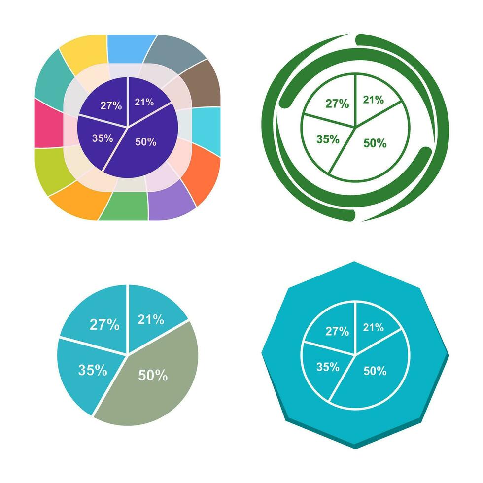Pie Chart Vector Icon