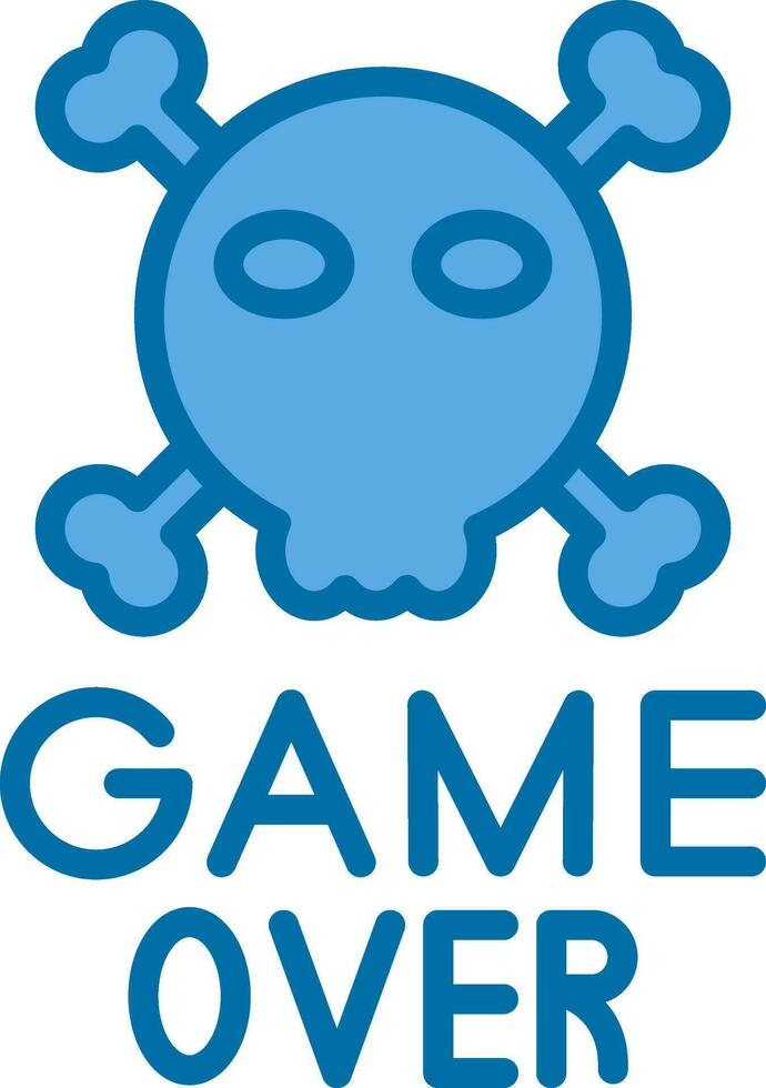 Game Over Vector Icon Design