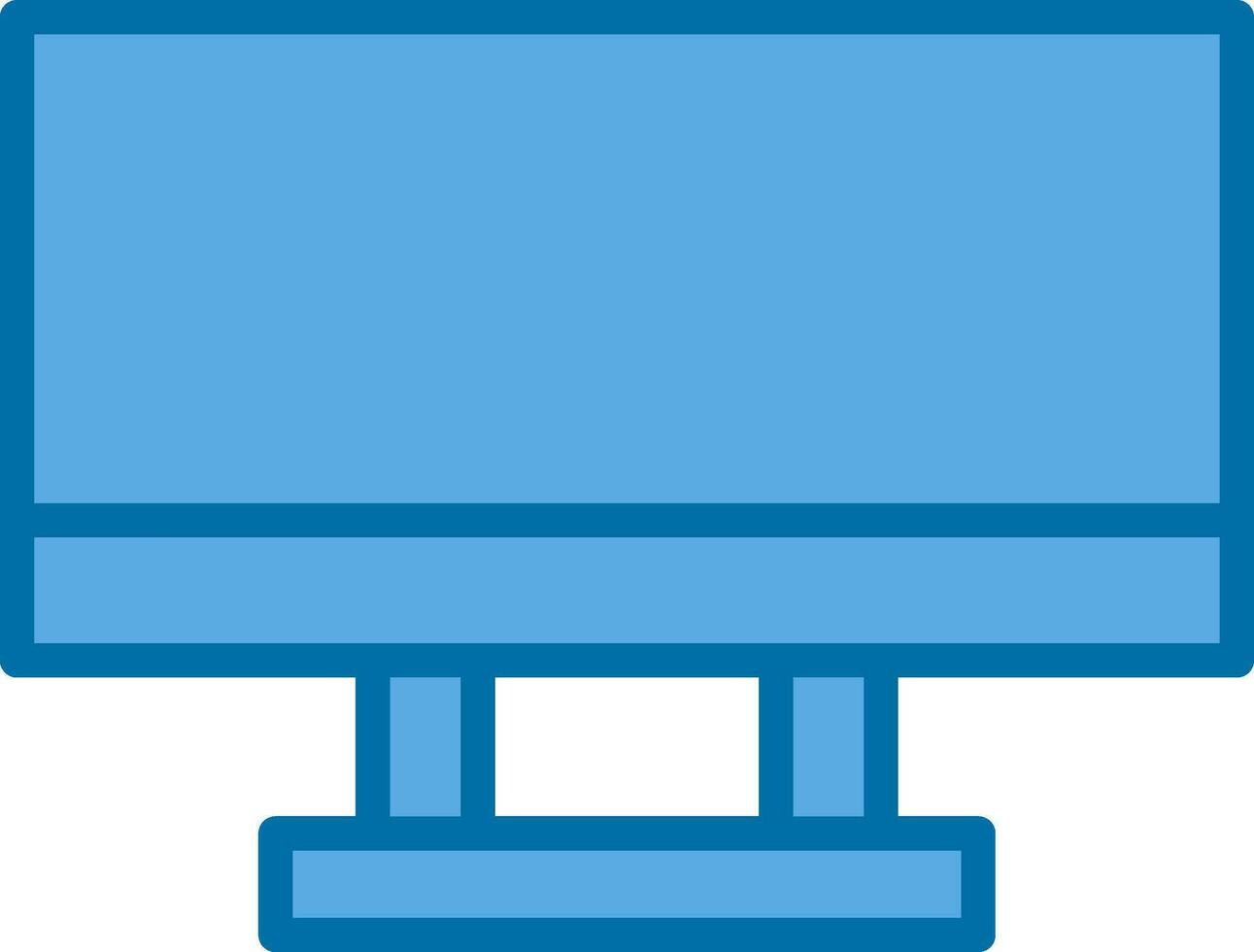 Monitor Screen Vector Icon Design