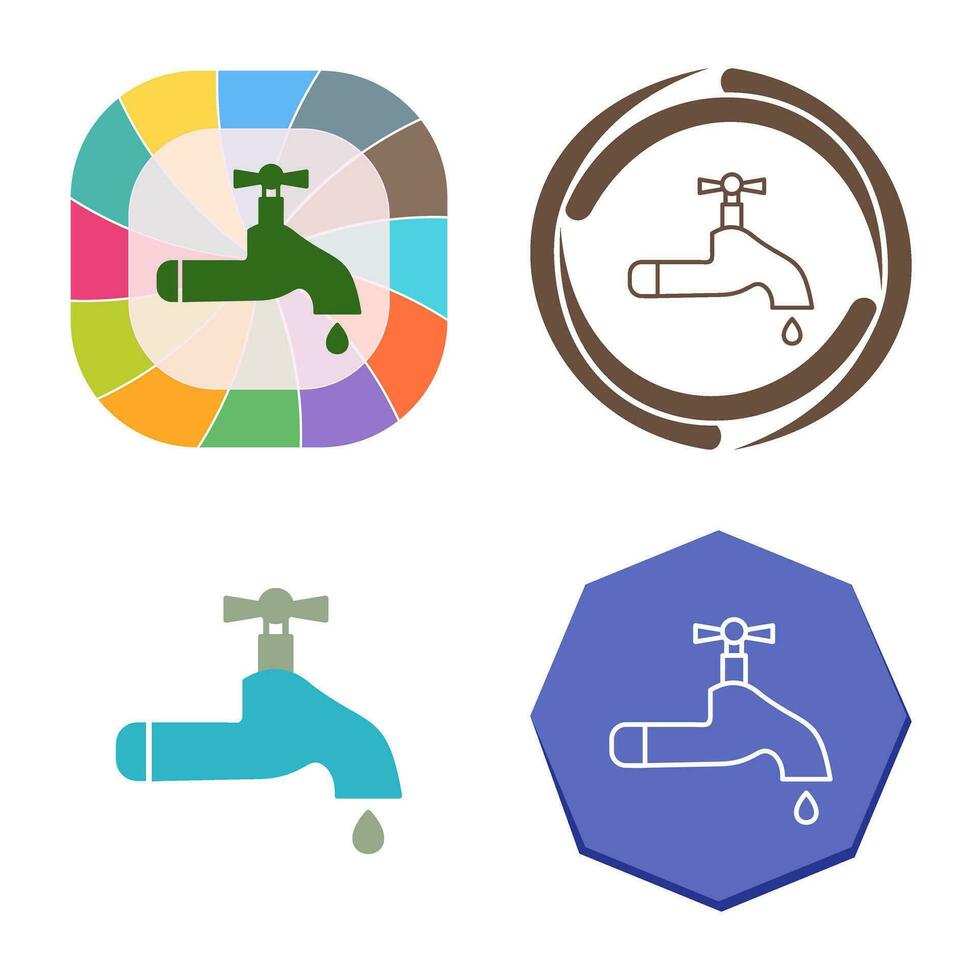 Water Tap Vector Icon