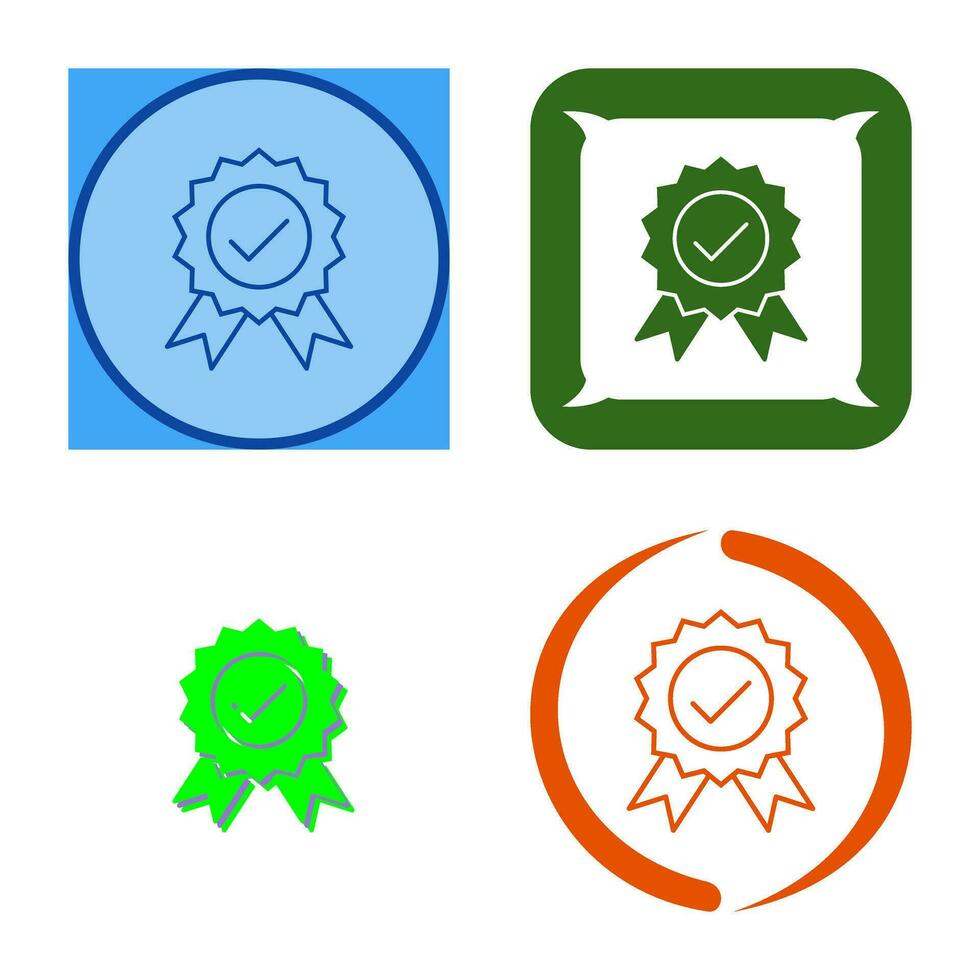 Unique Quality Control Vector Icon