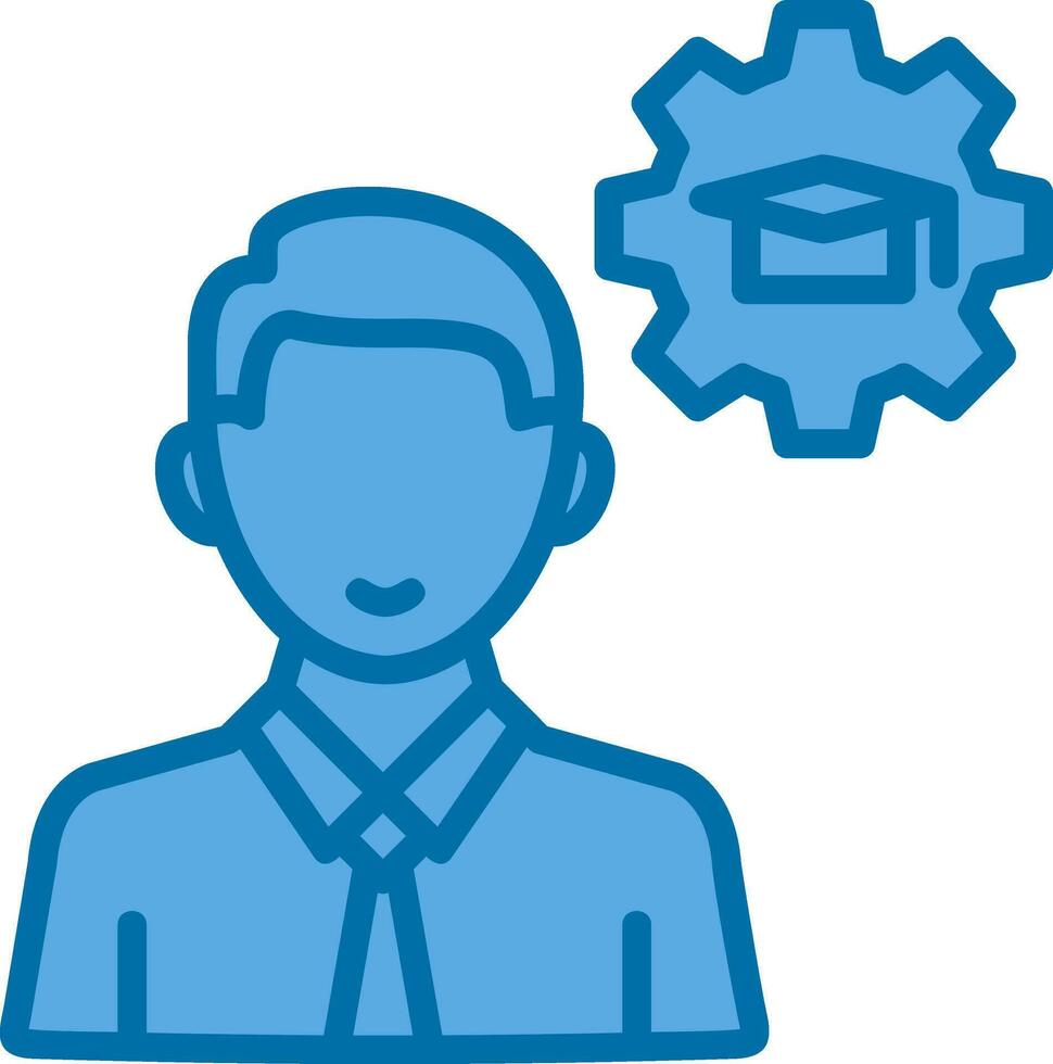 Knowledge Management Vector Icon Design