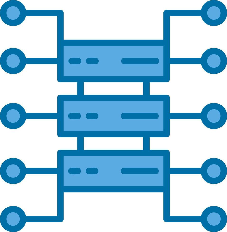 Organizational Structure Vector Icon Design