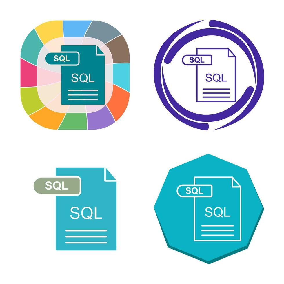 SQL Vector Icon 31627943 Vector Art at Vecteezy