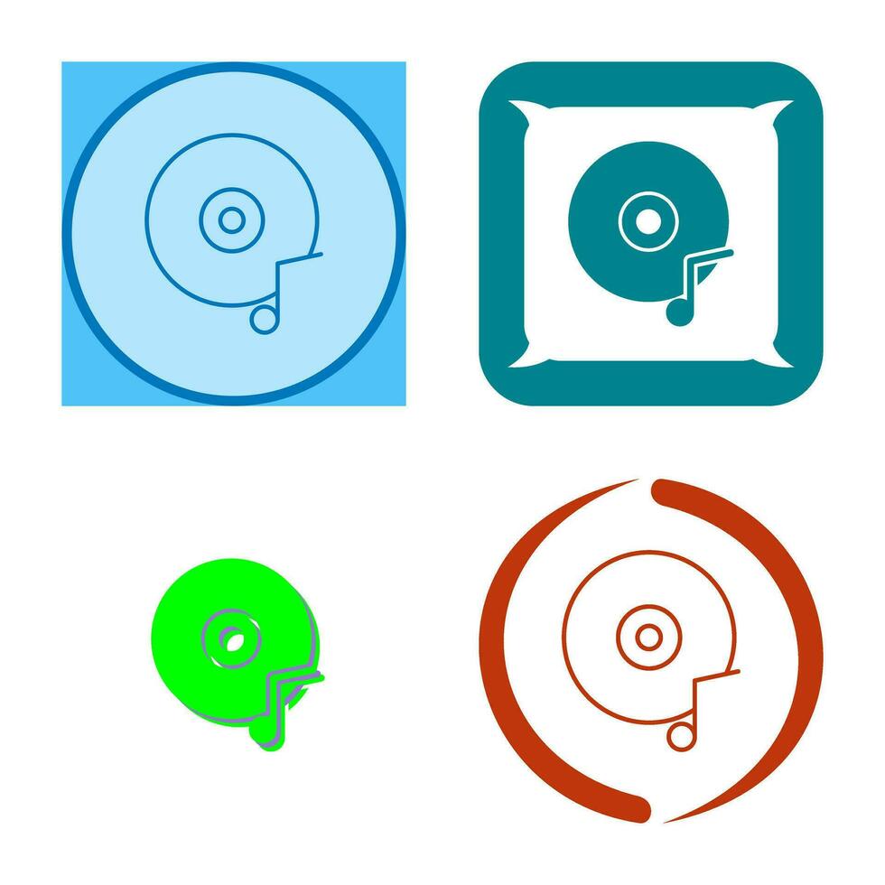 Music CD Vector Icon