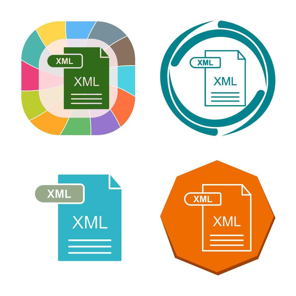 XML Vector Icon