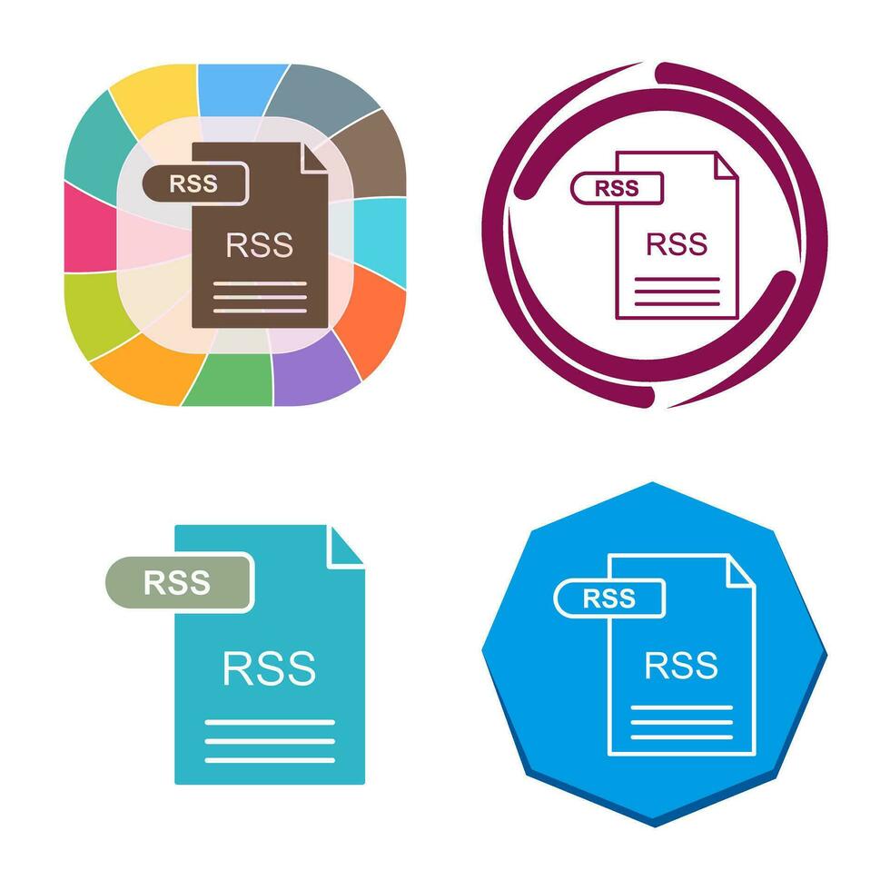 icono de vector de rss