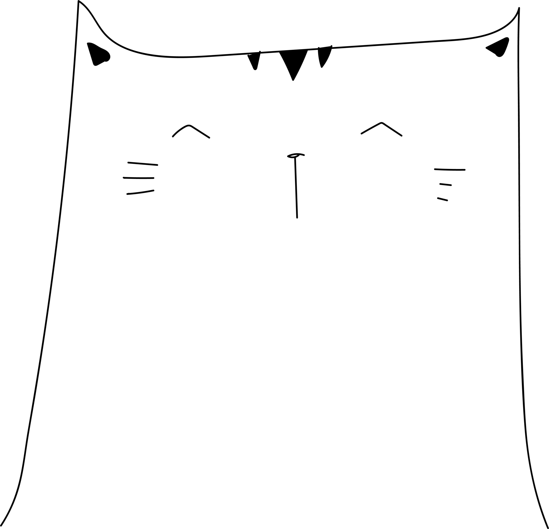 Cute cat cartoon on transparent background. 31628040 PNG