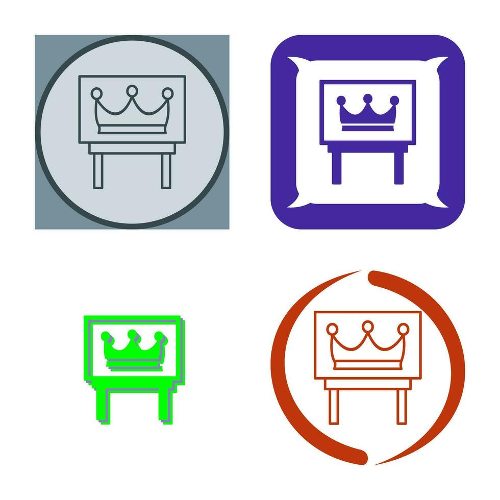 Crown Exhibit Vector Icon