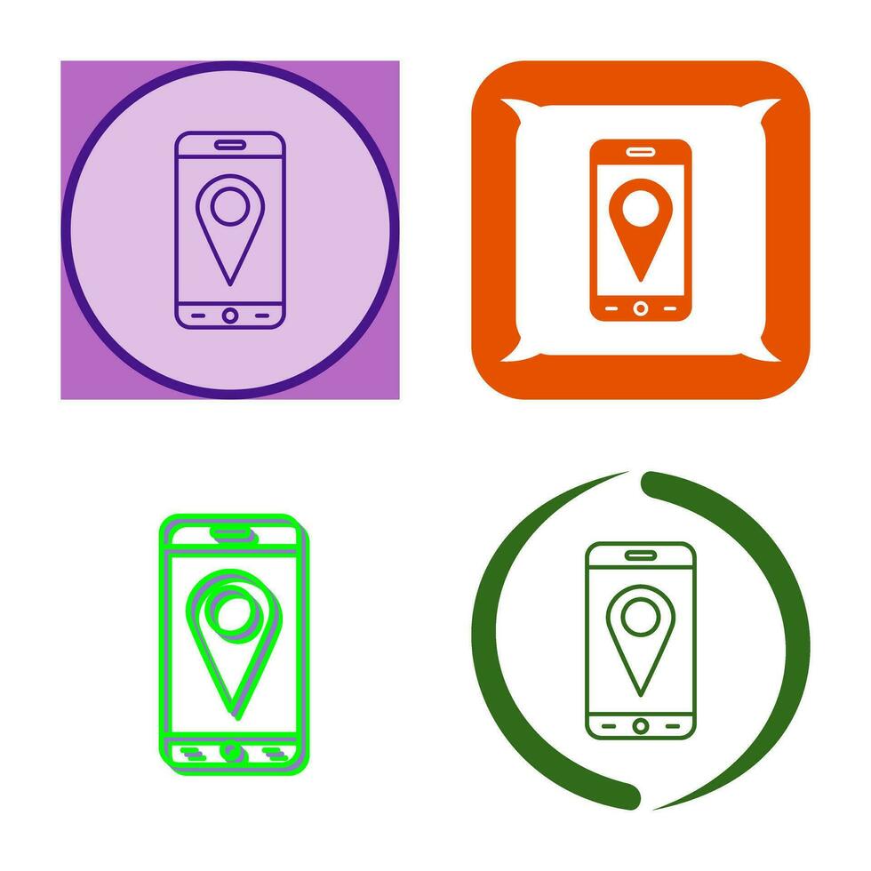 icono de vector gps