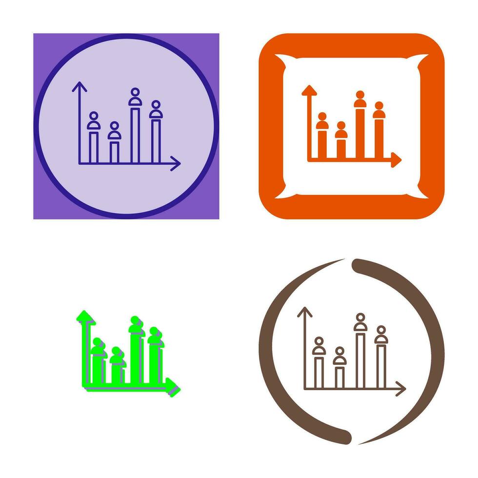 Candidate Graph Vector Icon