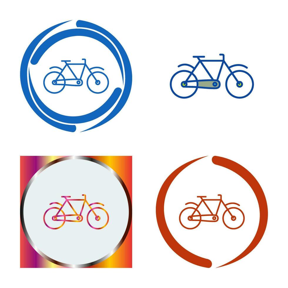 icono de vector de bicicleta