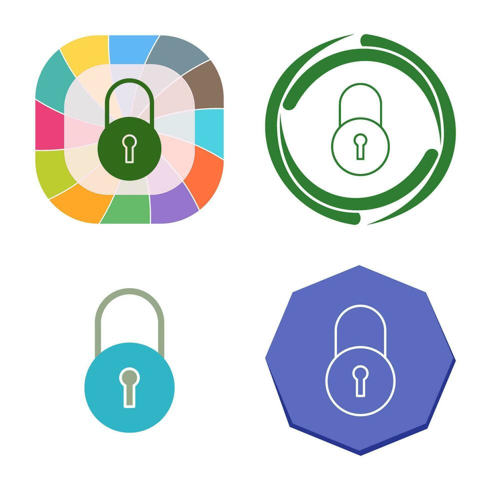 Unique Closed Access Vector Icon