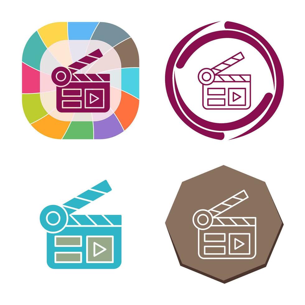 Clapper Board Vector Icon