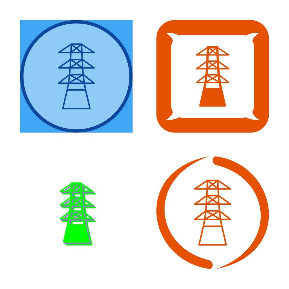 Unique Tower Vector Icon