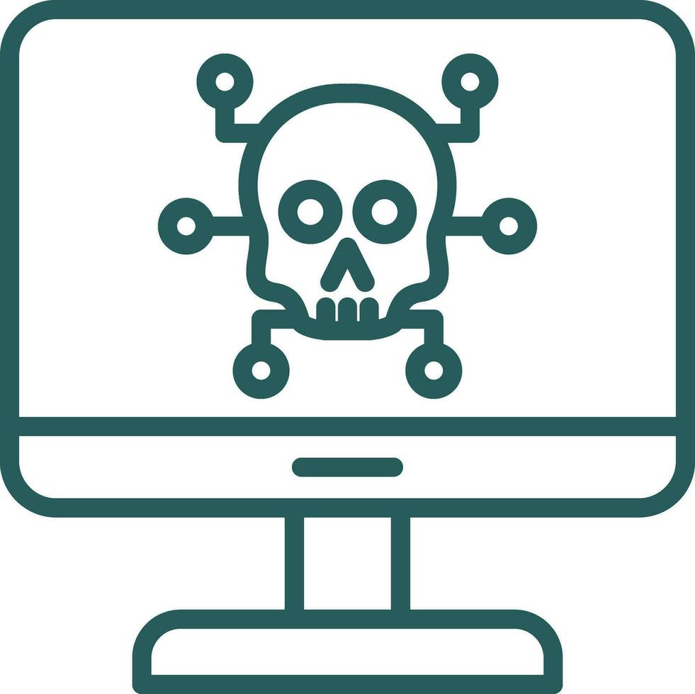 Cyber Attacks Vector Icon Design