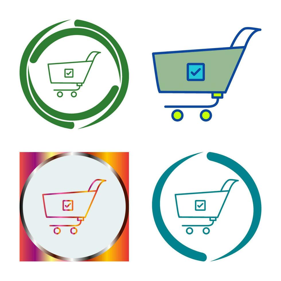 Unique Confirm Order Vector Icon