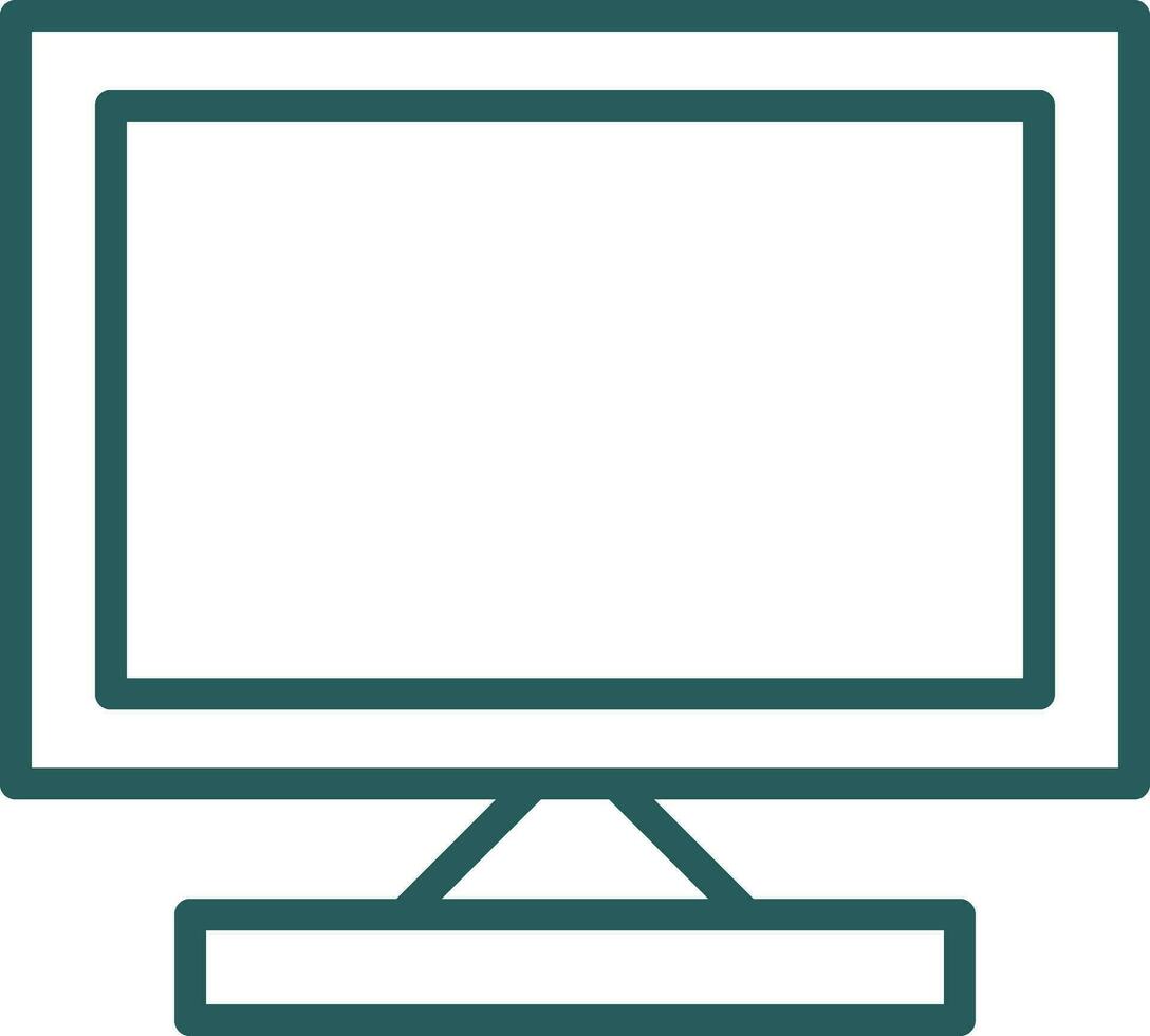 Monitor Screen Vector Icon Design