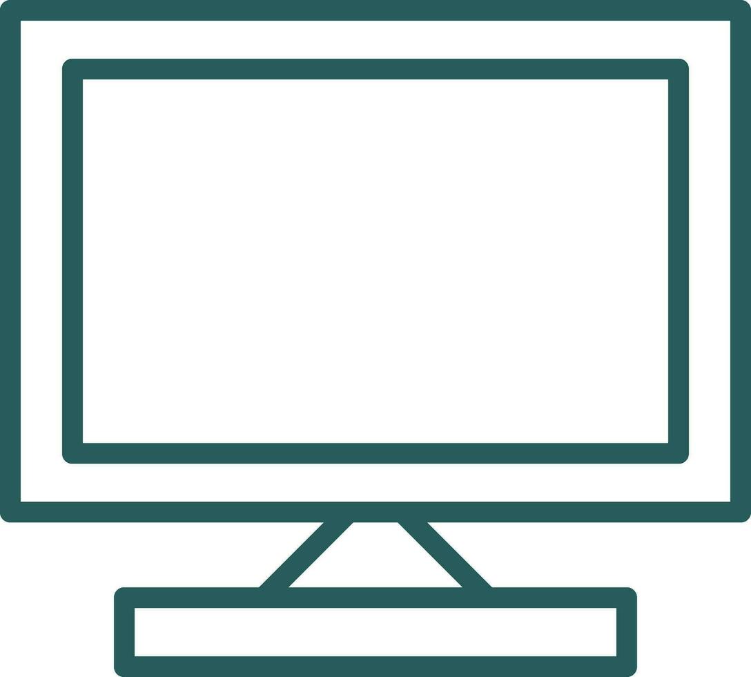 Monitor Screen Vector Icon Design