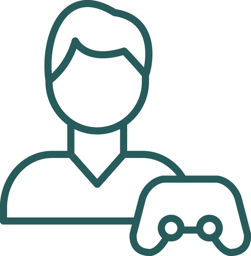 Gamer Vector Icon Design