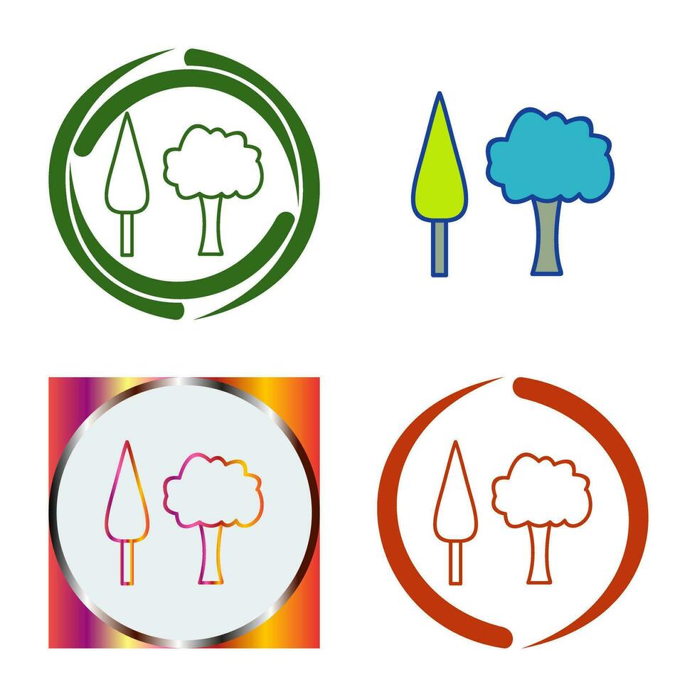 Trees Vector Icon