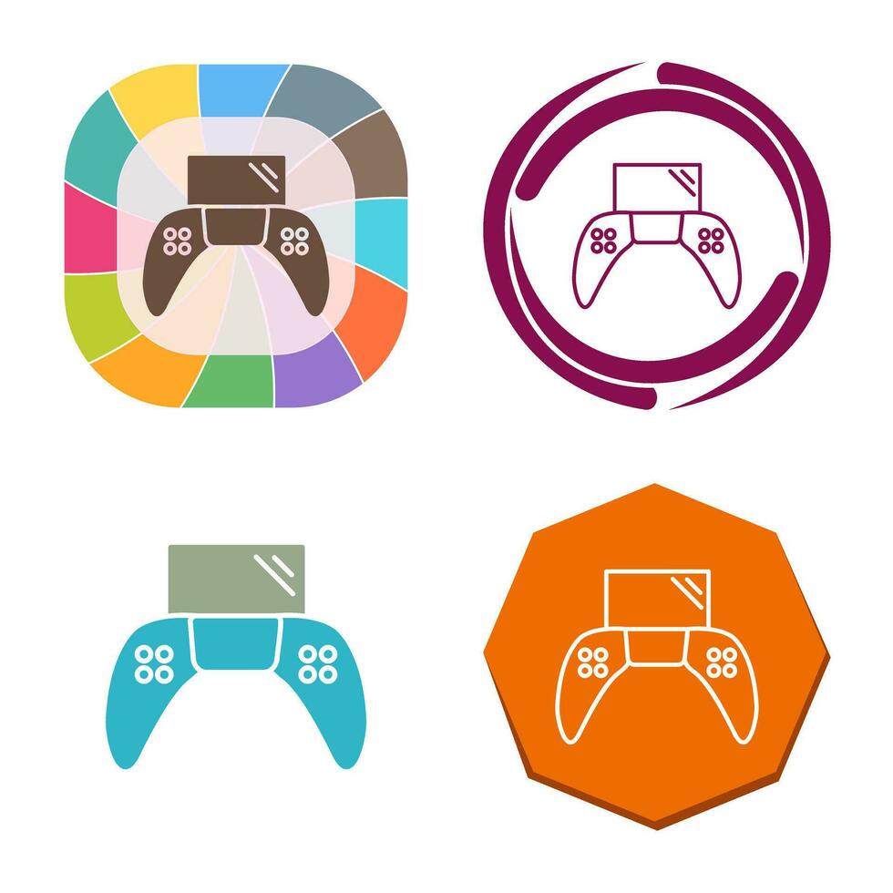 Unique Play Station Vector Icon