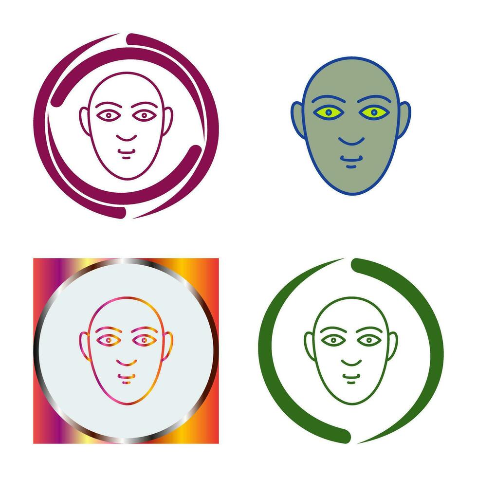 Human Face Vector Icon