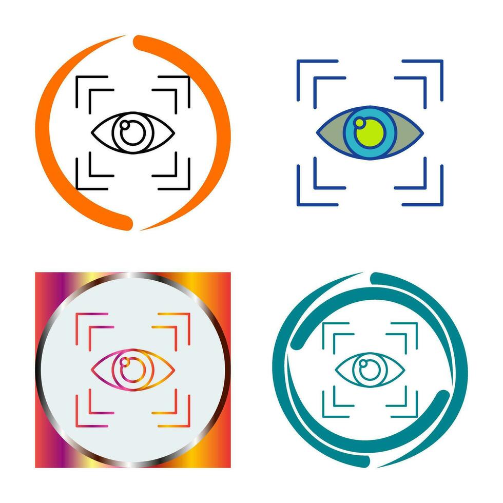 Eye Scan Vector Icon