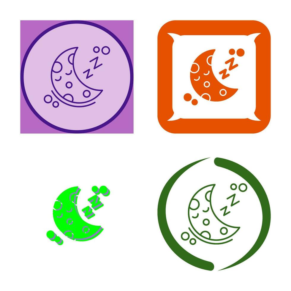 Sleeping Vector Icon