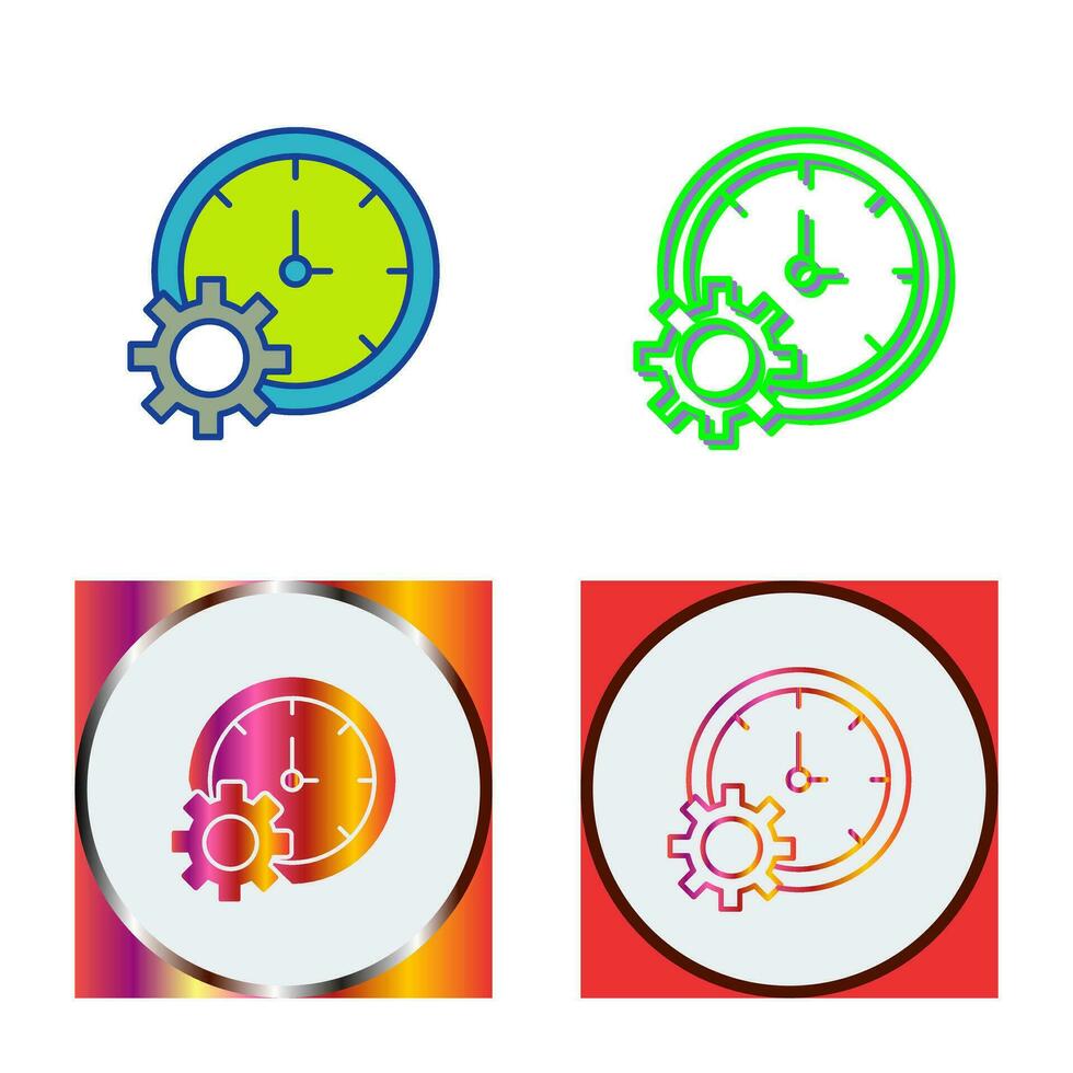Time Setting Vector Icon