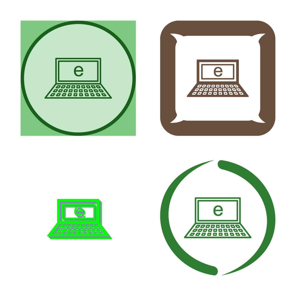Unique Internet Vector Icon