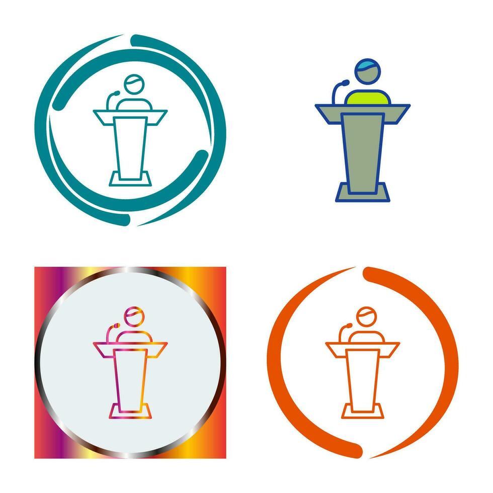 Elected Candidate Vector Icon