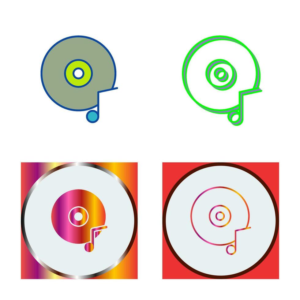 Music CD Vector Icon